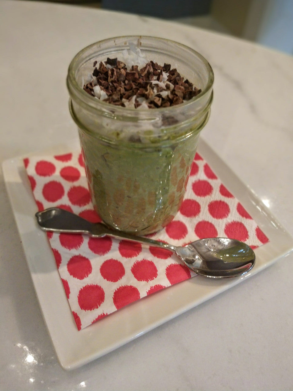 Cacao Nib & Matcha Overnight Oats