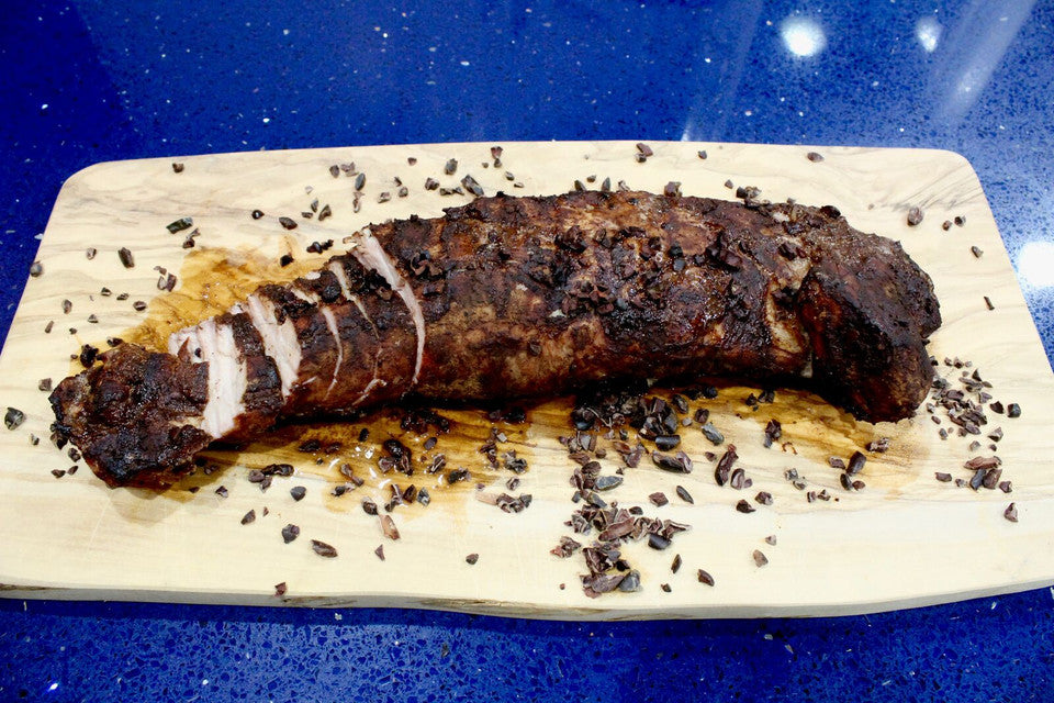 Cocoa & Tea Infused Pork Tenderloin